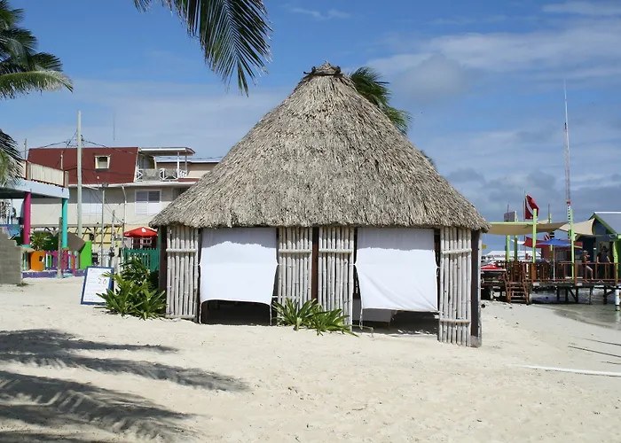 Beachfront palapa on the property